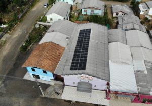 Instalação localizada em Irani/SC